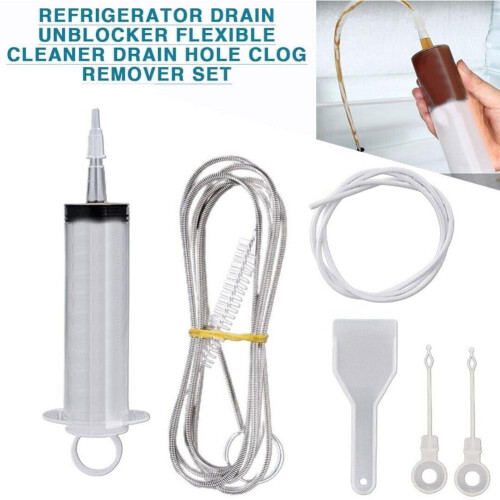 SSKFHGI 5-Piece Refrigerator Drain Cleaner Set, 1.5m Hose 2