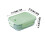 Glass Bento Box Microwave Safe Dishwasher Safe 3 Compartment 3