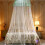 Round Dome Mosquito Net Canopy with Ceiling Hook for Twin 4