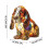 Φωτιστικό νυκτός Basset Hound με LED ρητίνης, 1 τεμάχιο 2