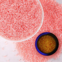 Leuchtende Perlen in großen Mengen für die Fertigung in-Rosa