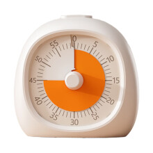Visueller 60-Minuten-Timer für das Zeitmanagement-Tool zum-Weiß