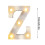 Letras LED decorativas para pared, funcionan con pilas. 3
