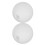 Vit akryl globlampskärm 10 cm 2-pack 5