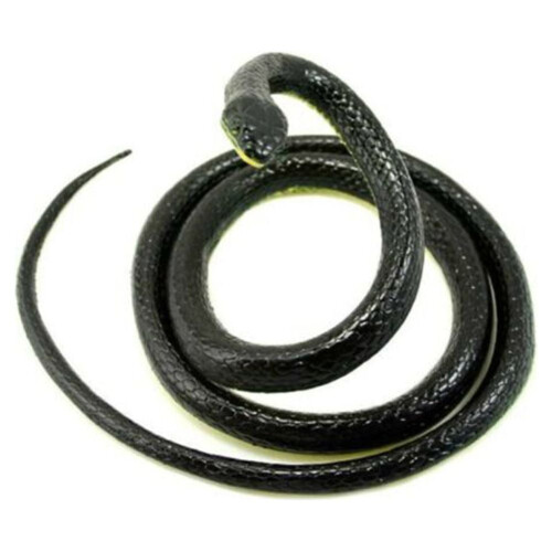 Serpiente de goma realista de 120 cm 1