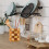 Porte-couverts en bois pour rangement sur comptoir 3