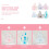 6-Piece Castle Cake Decorations for Weddings and Birthdays 3