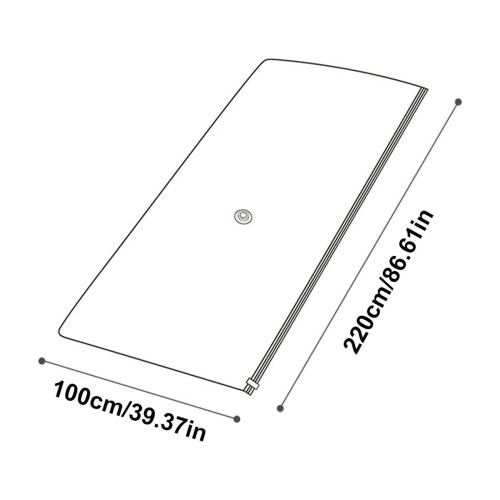 Vacuüm matras opbergtas 220x100cm 2