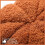 2 Pack Pumpkin Shaped Throw Pillows 28 x 24 cm White & Brown 4