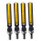 4-teiliges Set gelber LED-Motorradblinker 4