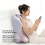 Modern Milk Silk Pillow With Memory Foam Filling-Light Grey 2 6