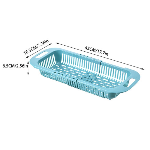 Panier passoire à suspendre à l'évier – Extensible de 35 à 45 cm, 2