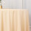 Beige Scuba-Polyester-Rundtischdecke, 132 Zoll 5