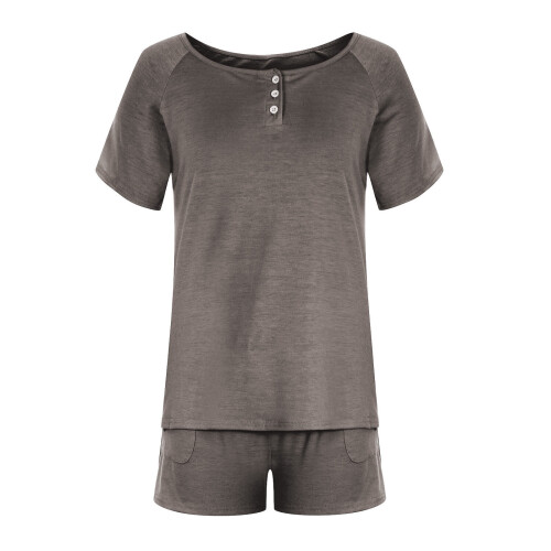 Women's Cotton-Linen Two-Piece Pajama Set 2