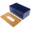 Couvercle de boîte à mouchoirs rectangulaire bleu foncé 3