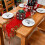 Chemin de table brodé de Noël 15 x 69 pouces 5