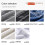 Blackout Curtains 52" x 84", Silver Wave Print, Grommet 4