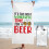 Toalha de praia de Natal com estampa de cerveja, em microfibra macia, 76 x 152 cm (30 x 60 polegadas). 1