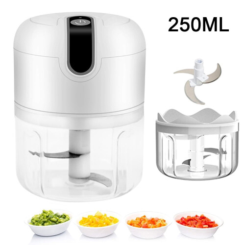 250 ml USB oplaadbare elektrische voedselhakker 1