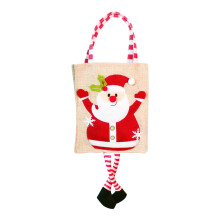 Decorazione natalizia da scrivania, Babbo Natale, sacchetto regalo