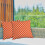 Conjunto de 2 capas de almofada de algodão 45x45cm com zíper 5