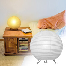 Paper Lantern Desk Lamp – Modern Night Light