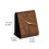 Horloge de Table analogique sur support,-Couleur bois foncé 4