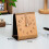 Horloge de Table analogique sur support,-Couleur bois foncé 5