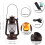 Lanterna de acampamento vintage em LED com efeito de chama, 4 modos, USB 5