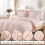 Conjunto de capa de edredom Queen com babados – Microfibra lavada 4