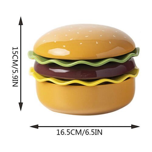 Sada keramického nádobí na hamburgery – 5dílná 2