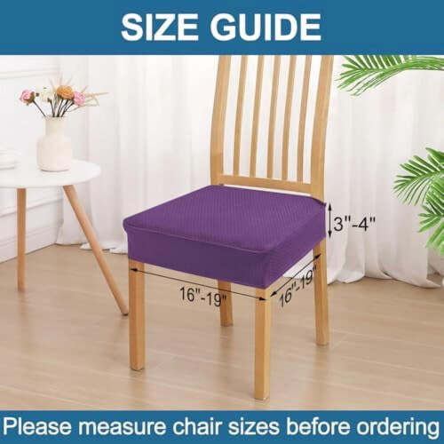 Housses de chaises de salle à manger imperméables, lot de 2 2