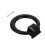 Black Zinc Alloy Drawer Pull Handles – 4 Pack 2