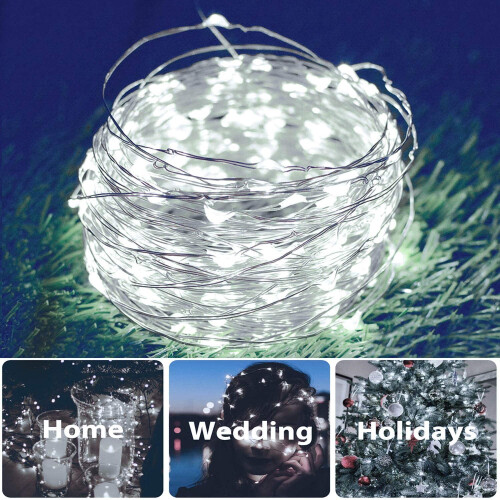 Solcelledrevne kobberkædelys100LED10m IP65 2