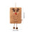 Serviette de Noël kaki floqué 22 x 18 cm 3