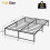 TROPOW Twin Metal Platform Bed Frame, 14" Black 3