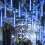 LED-meteorenregen lichtslinger blauw 288-LED8-buis 5