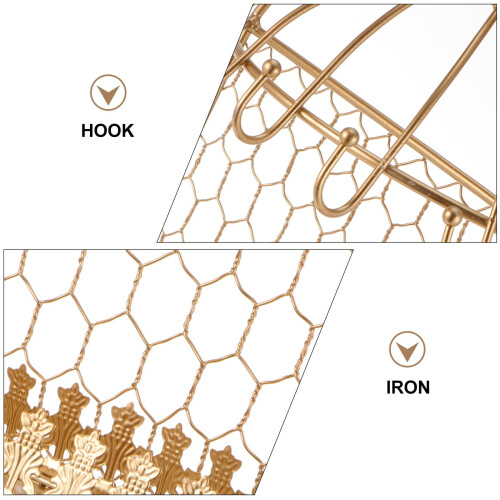 Nástěnný stojan na šperky Golden Iron 2
