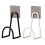 Minimalists Iron Wall Mounted Badminton Rack Organizers-Black 2