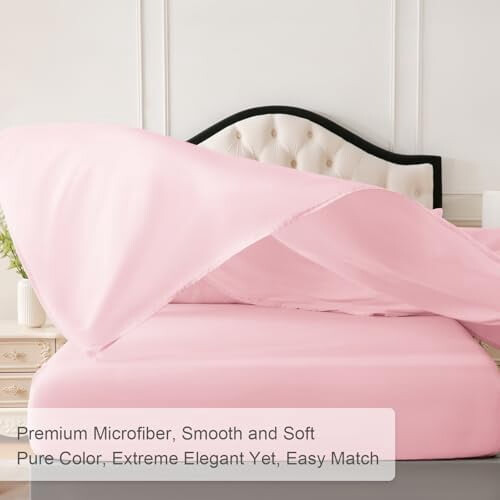 Ensemble de draps en microfibre pour lit simple – Gris foncé, 3 pièces 2