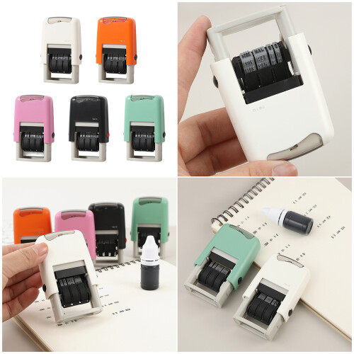 Adjustable Date Stamping For Planners Diaries And-Green 2