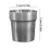 Stainless Steel Vacuum Beer Mug 300ml 2