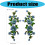 Polyester Flower Embroidery Applique For Shirts-Sky Blue 4