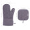 Gants de cuisine gris de protection (lot de 2) 5