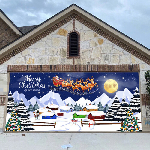 13x6ft julebanner for garasjeport 2