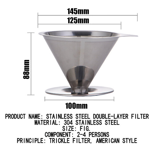 Filtre à café en acier inoxydable 1