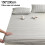 Drap-housse à rayures noires et blanches, poches profondes, pour lit simple 2
