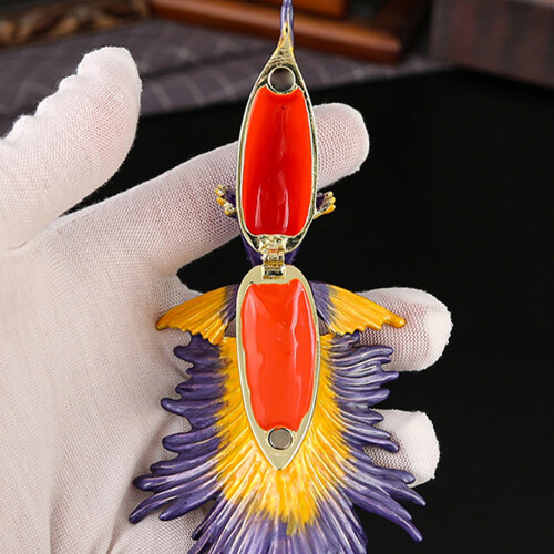 Unique Siamese Fighting Fish Themed Jewelry Container Elegant 1