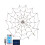 Lumière en forme de toile d'araignée à 60 LED avec télécommande, 1 araignée, 8 modes – 2