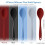 4-teiliges Silikon-Kochlöffel-Set, 27 cm, hitzebeständig 3